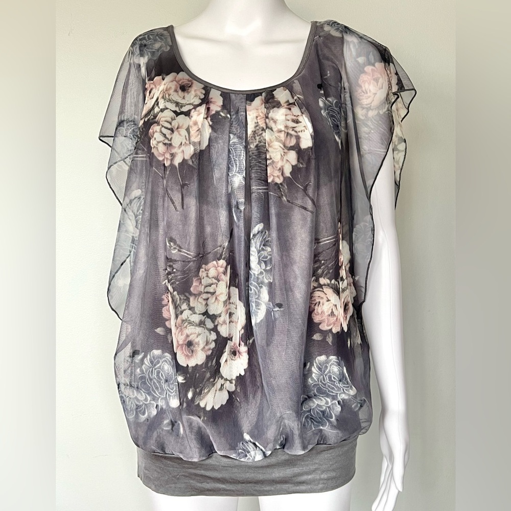 BaishengGT - NWT’s Womens Floral Print Top Sz Md
